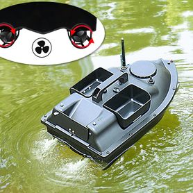 Bateau amorceur V18B PRO avec GPS 12 000mAh Noir
