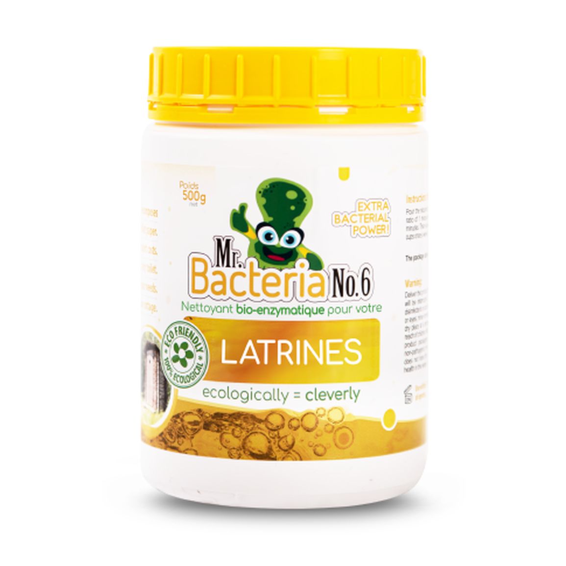 Nettoyant bio-enzymatique pour vos LATRINES 500g (Nettoyant pour toilettes sèches)