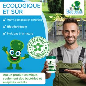 Nettoyant bio-enzymatique pour votre COMPOST 500g (Activateurs de compost)